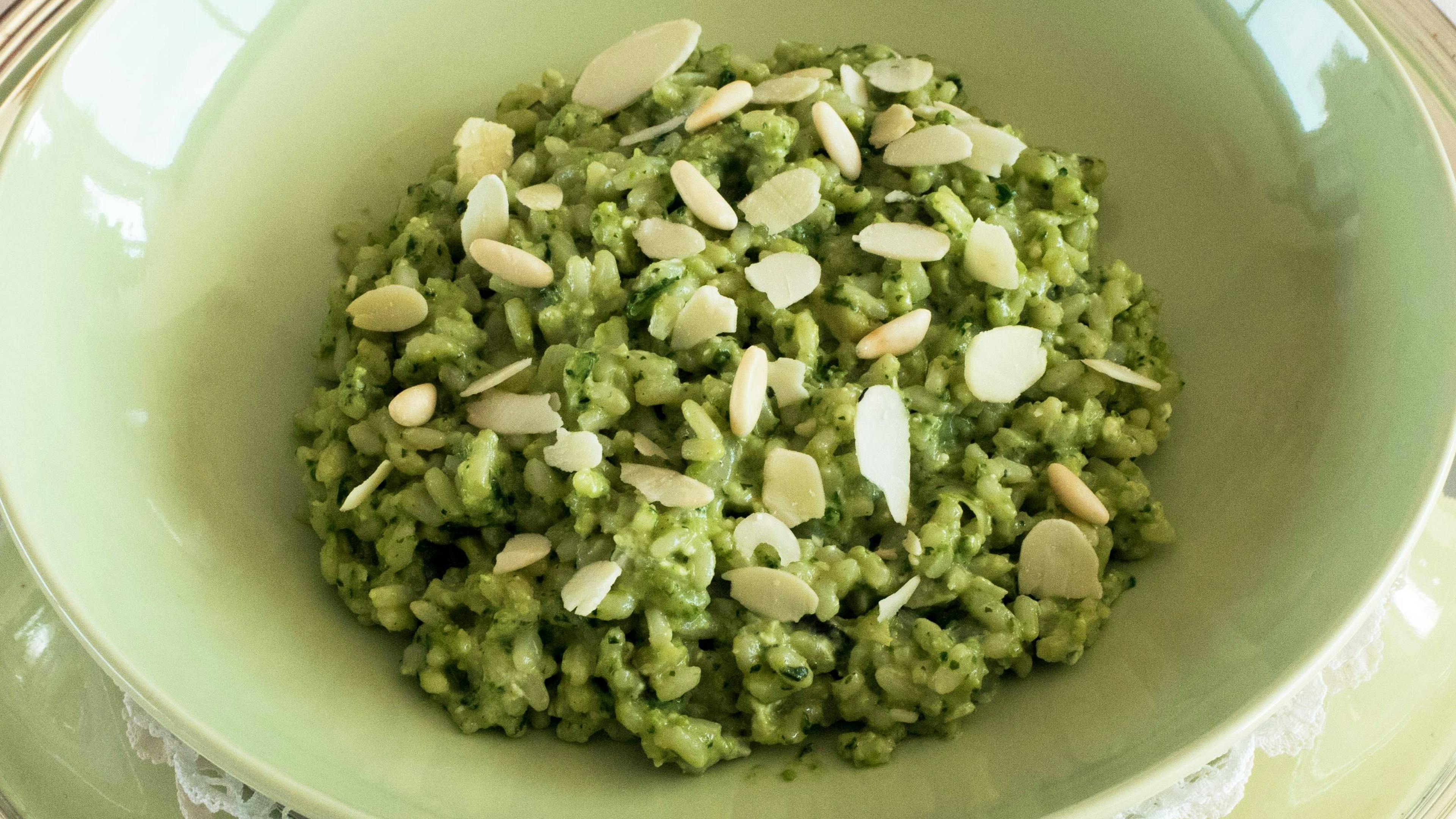 Zucchini Pesto and Goat Cheese Risotto by Cesarina Roberta