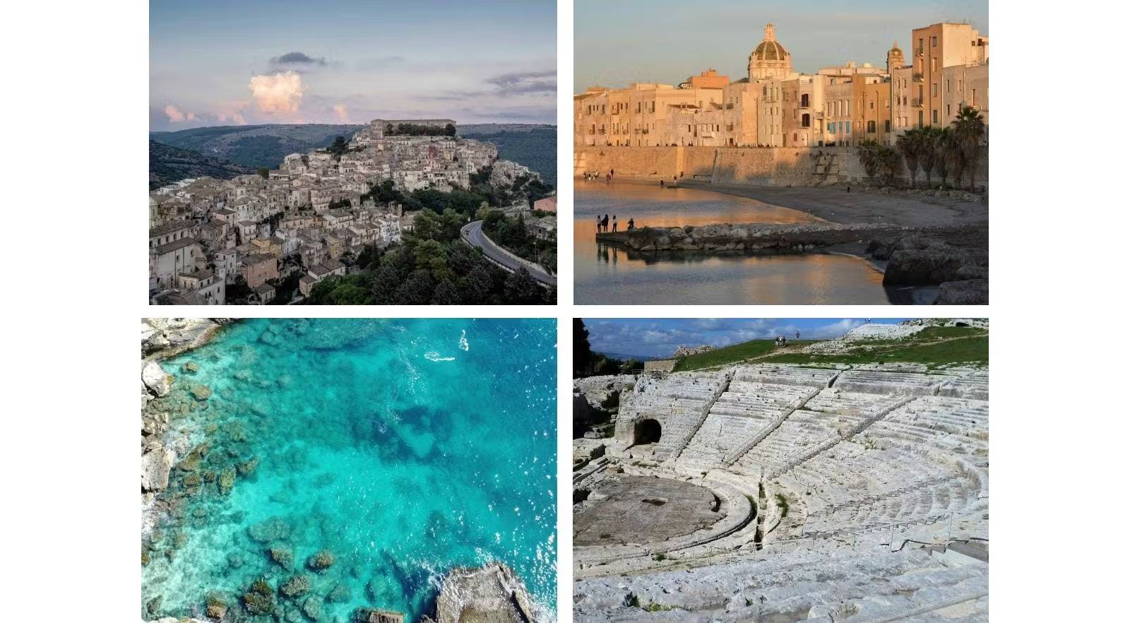 Ragusa, Siracusa, Trapani