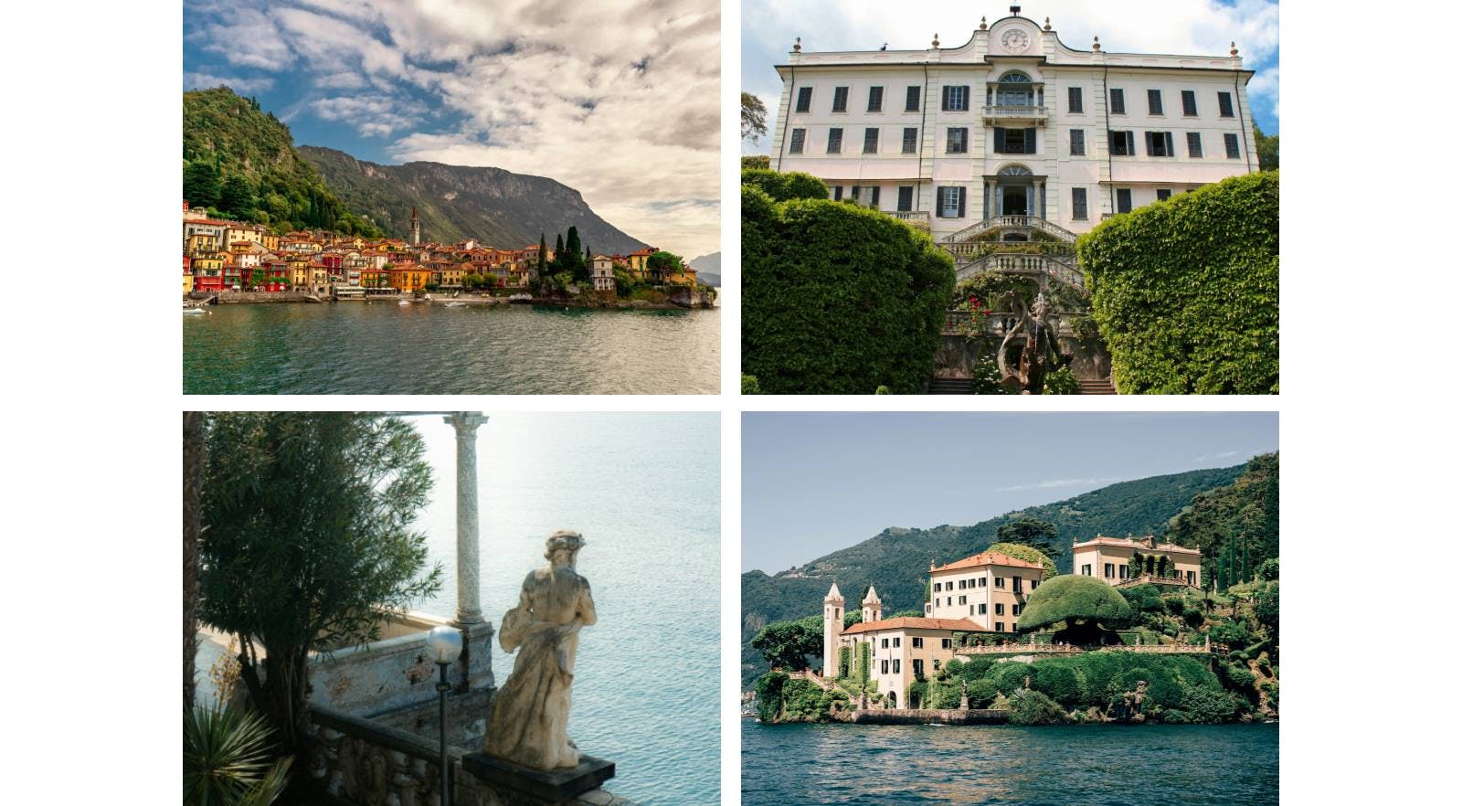 Lenno, Tremmezzo and Varenna, Como Lake