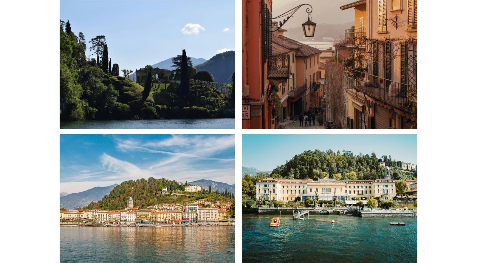 Bellagio and Colonno, Como Lake