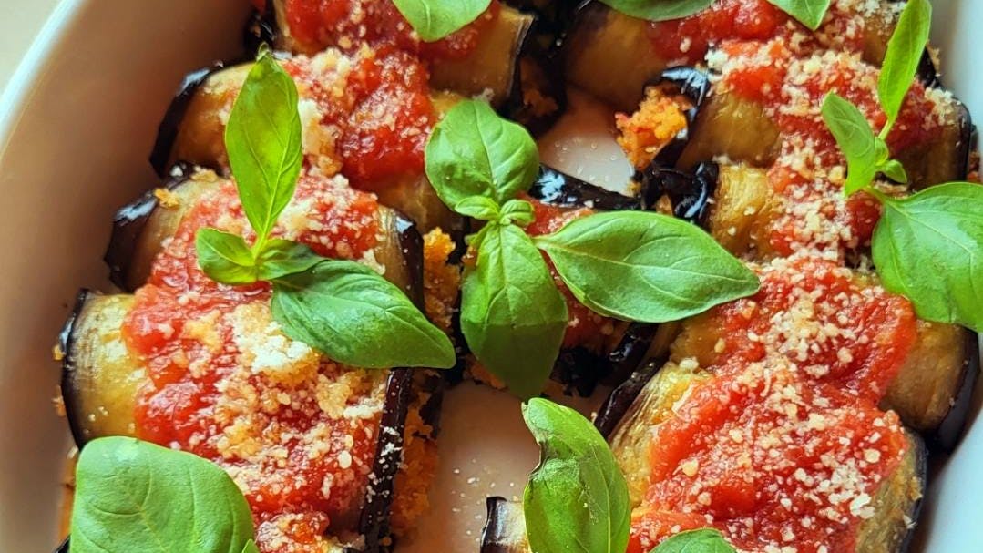 Involtini di melanzane al forno di Cesarina Antonella
