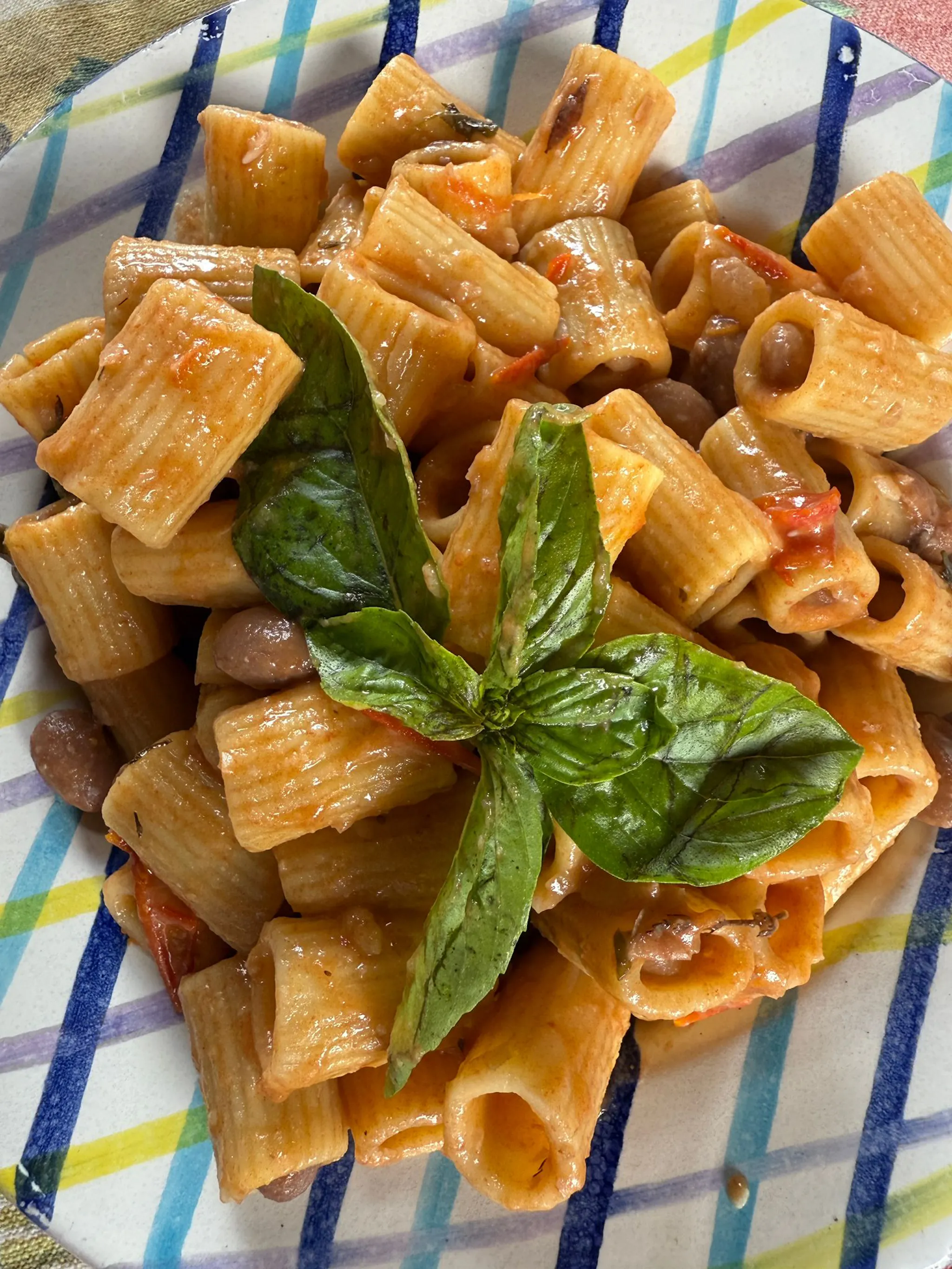 Pasta e fagioli mit Borlotti-Bohnen