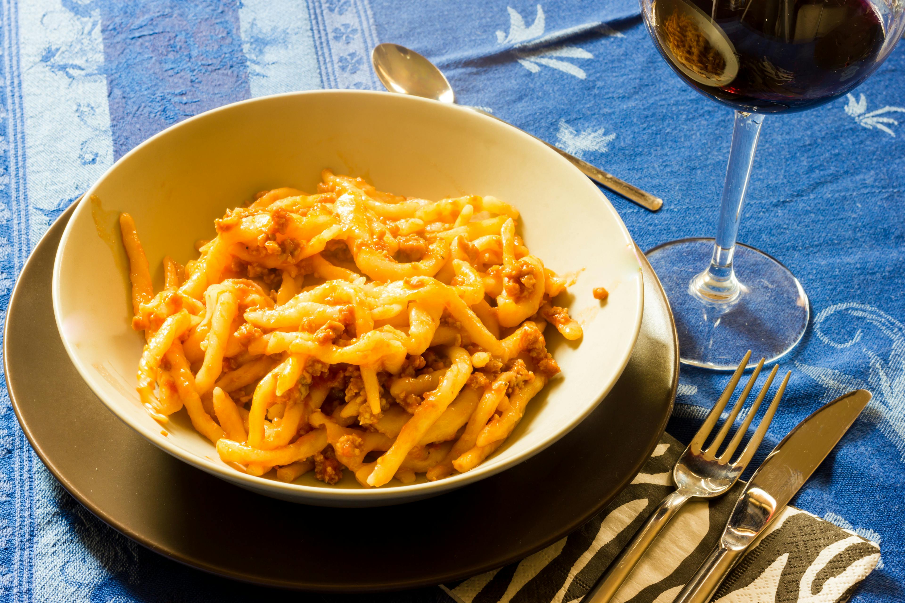 Strozzapreti with Meat Ragù