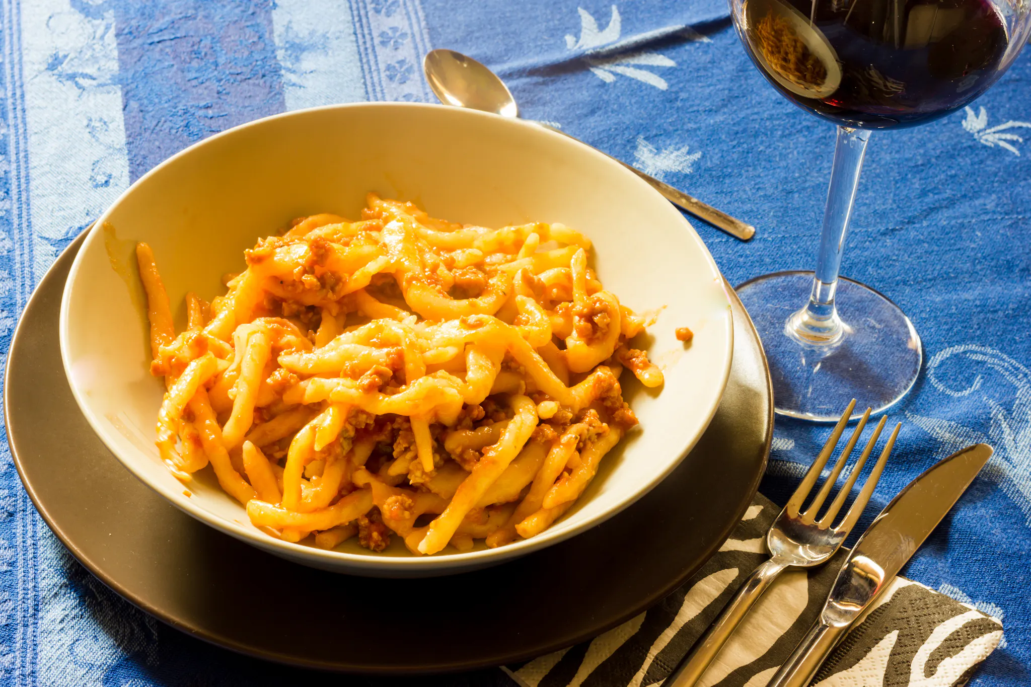 Strozzapreti with Meat Ragù