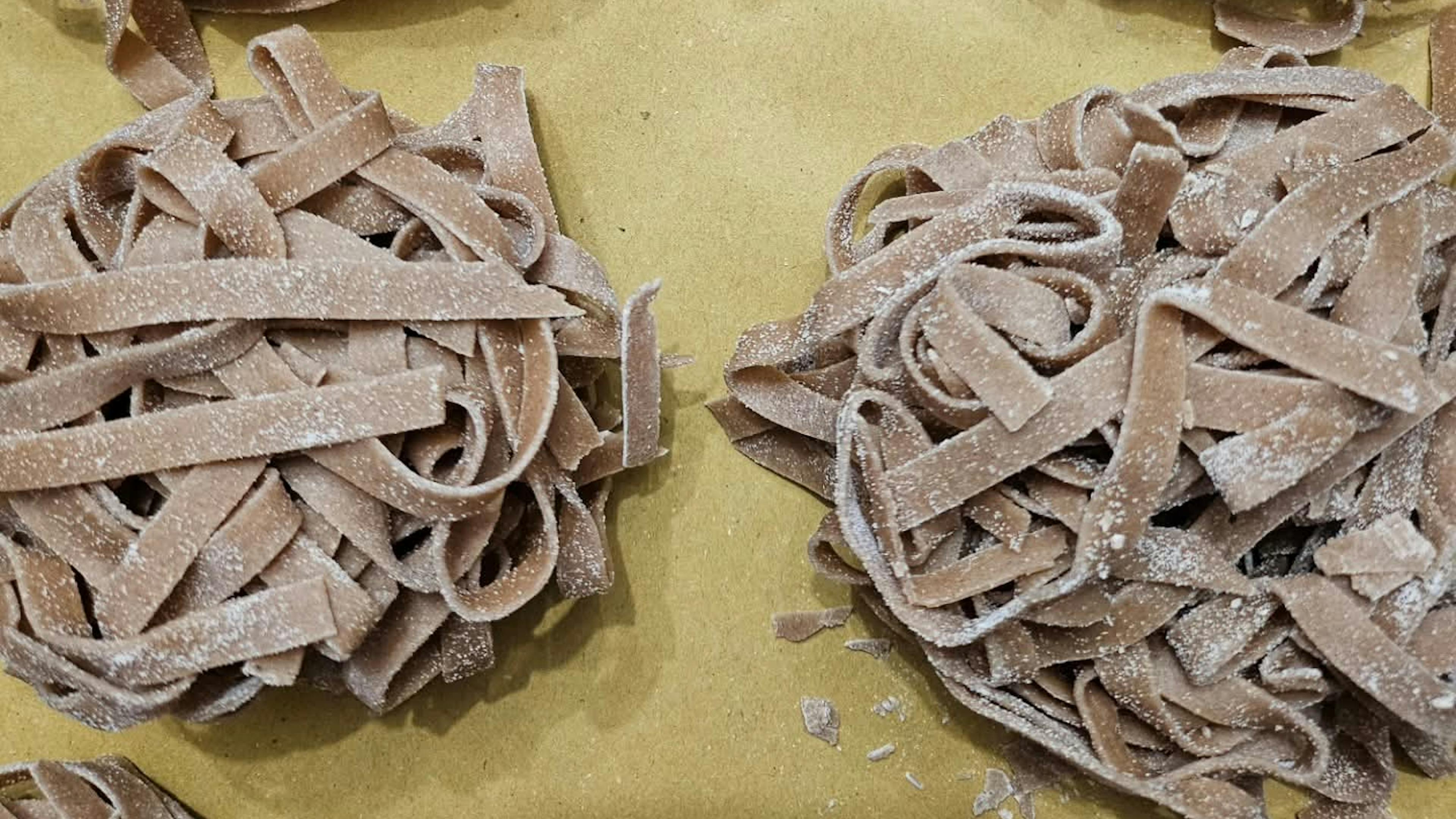 Tagliatelle di farina di castagne