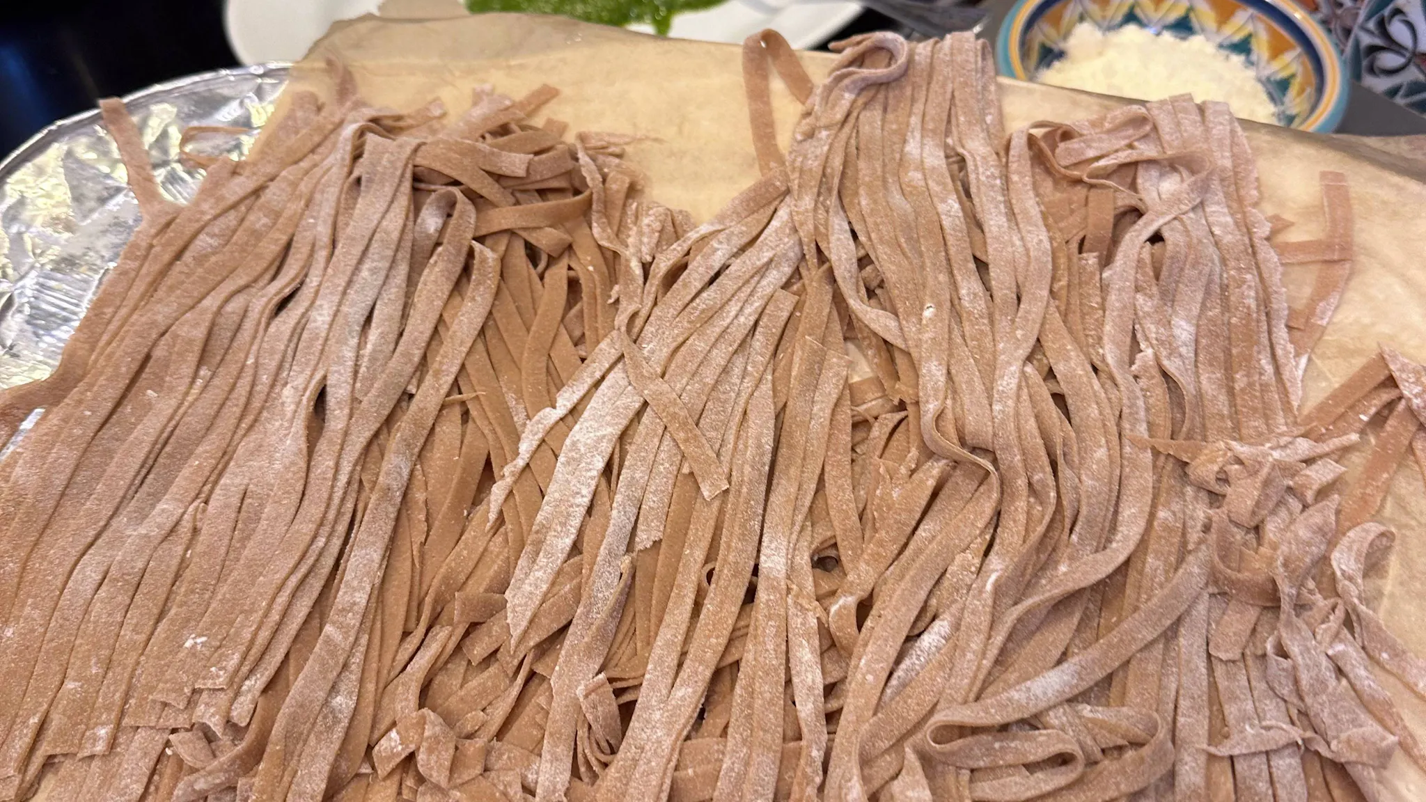 Picagge liguri di farina di castagne