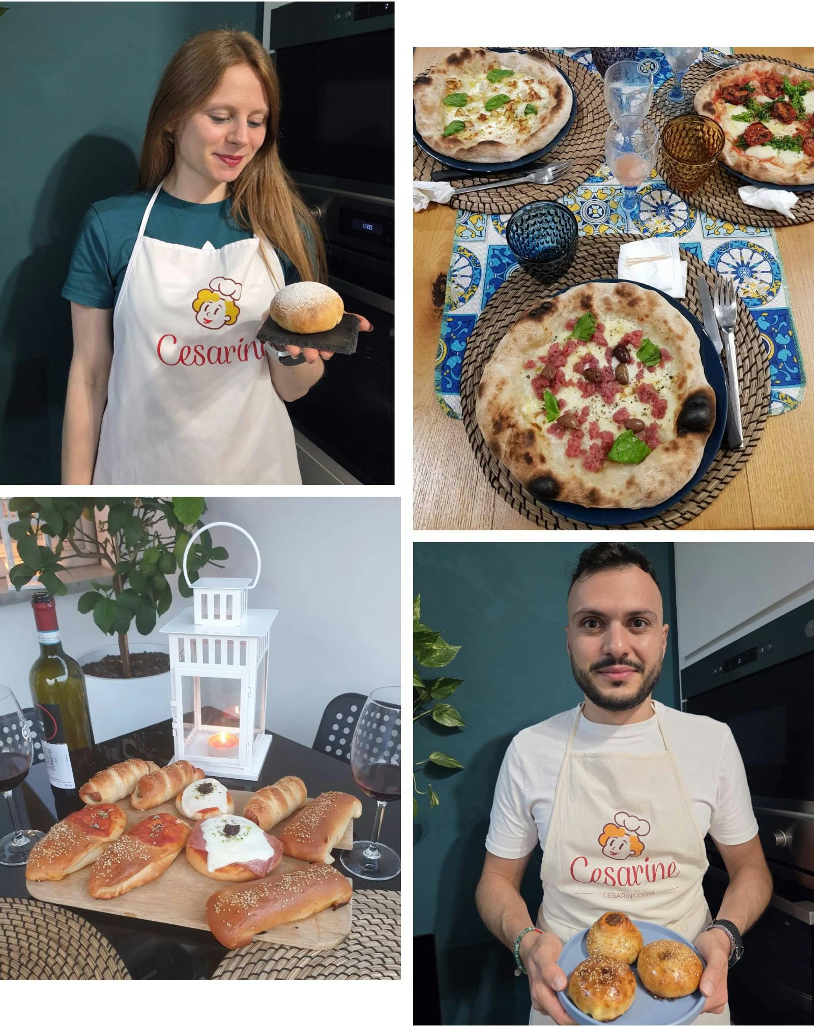 Cesarini Chiara and Francesco, pizza, Sicilian street food