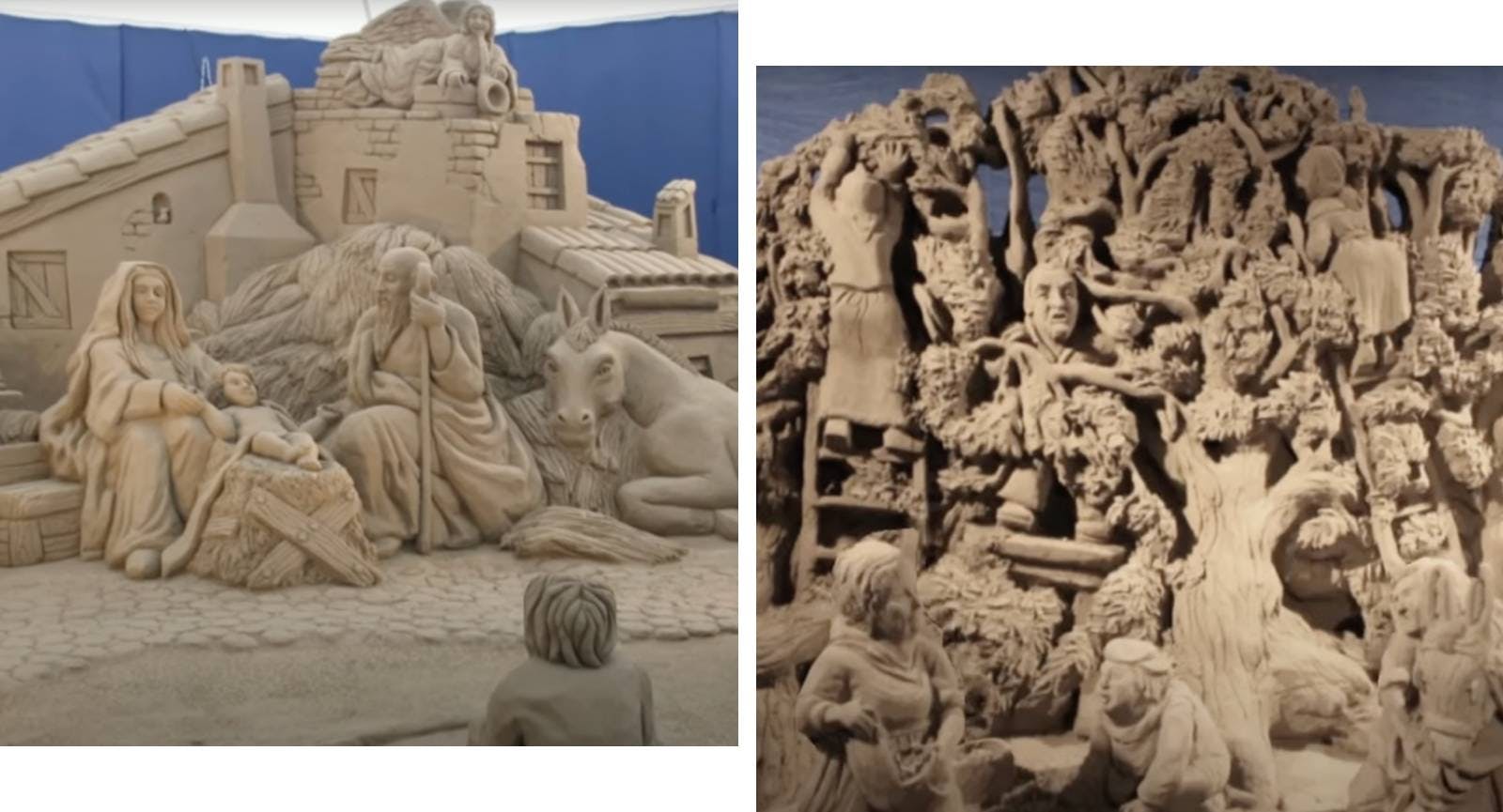 Presepe di sabbia di Lignano Sabbiadoro, i migliori presepi italiani per il Natale 2025-2026