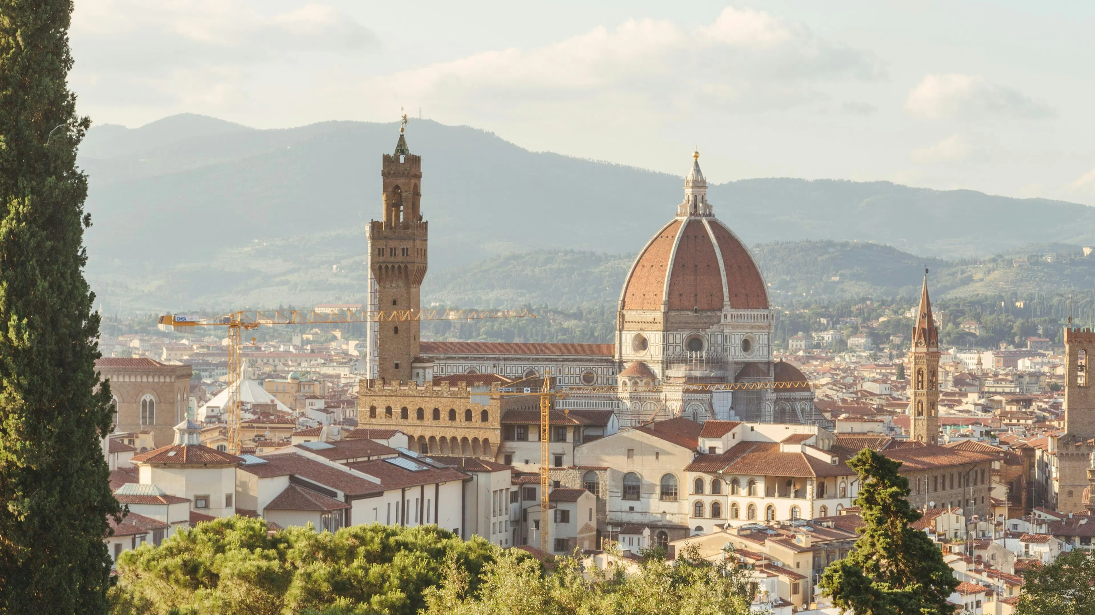 Toskanische Küche, Blick auf den Dom von Florenz