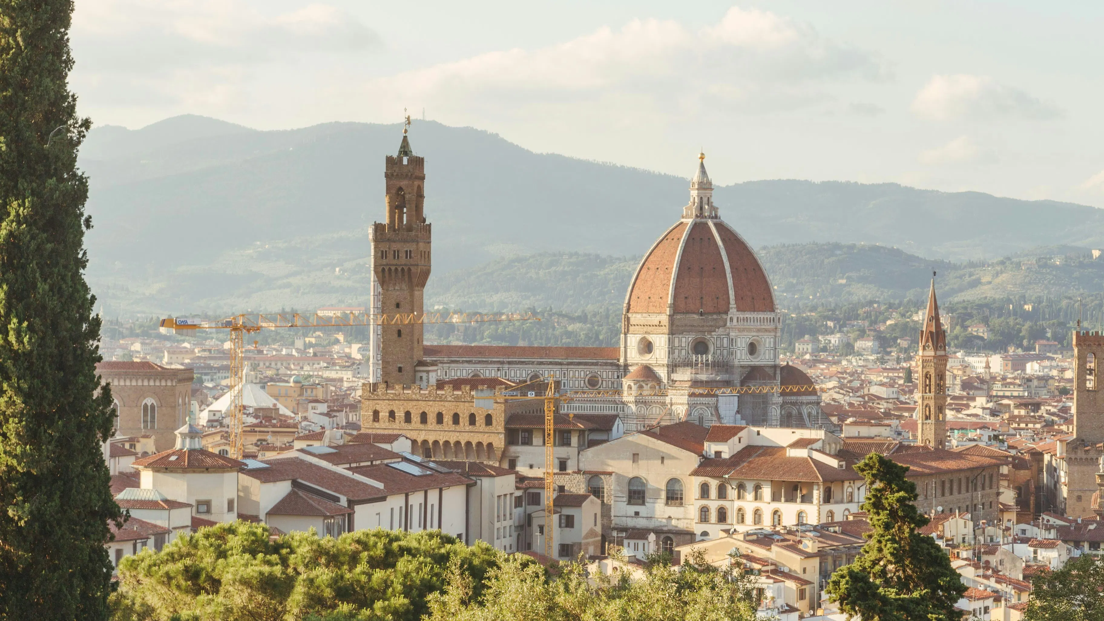 Toskanische Küche, Blick auf den Dom von Florenz