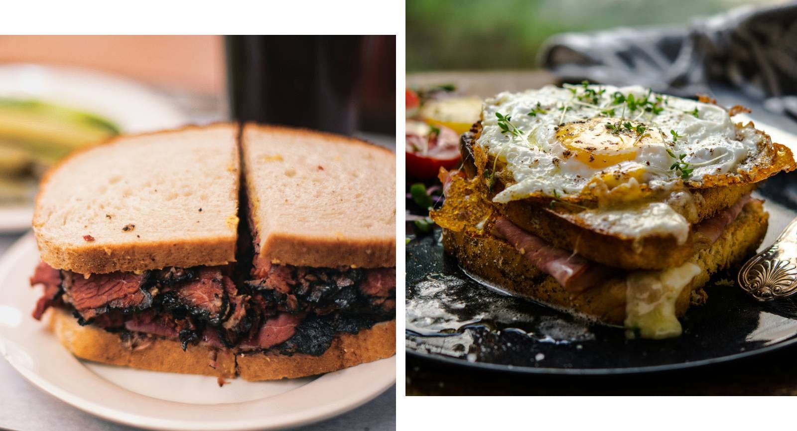 Pastrami Sandwich - Croque Madame