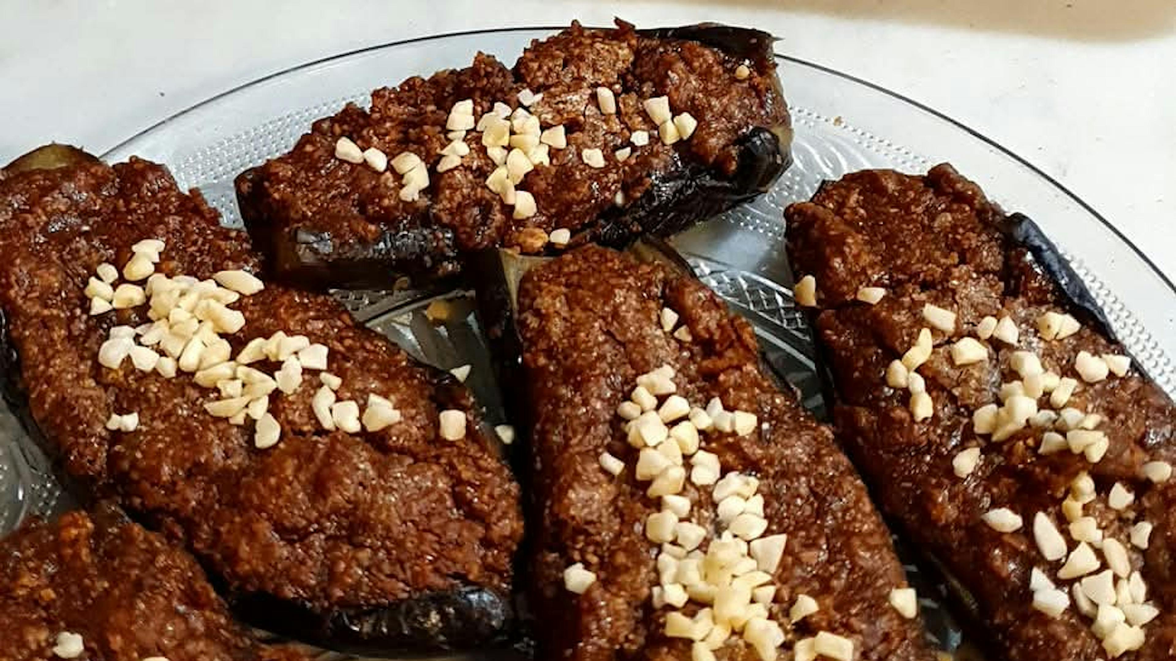 Chocolate Eggplants, Cesarini Laura and Ettore, traditional Campania dessert