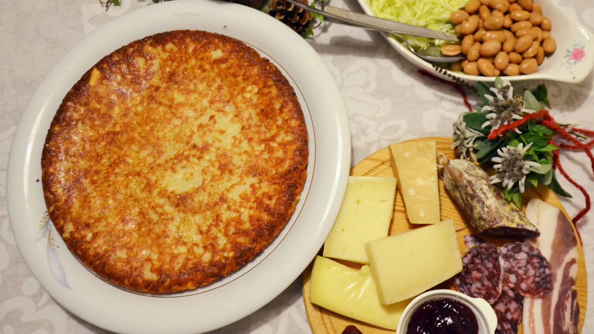 Torta di patate, menù di Natale 2025, antipasto