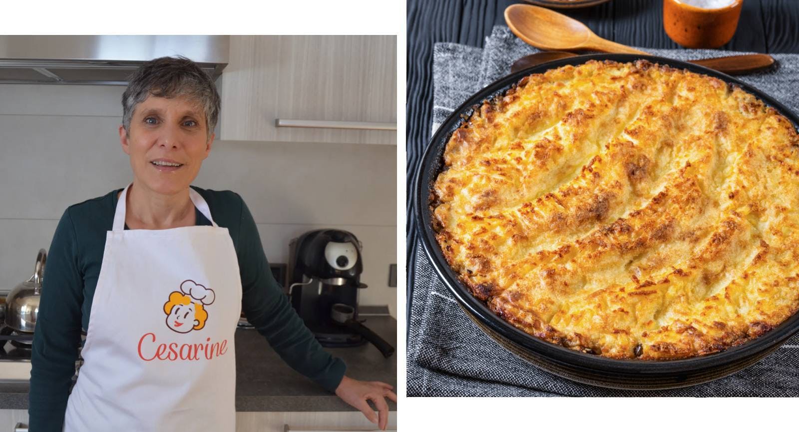 Cesarina and Potato pie