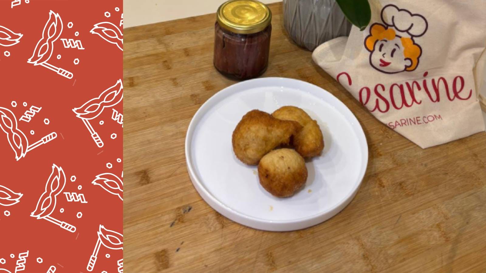 Carnival Sfince, delicious leavened fritters, soft inside and crispy outside