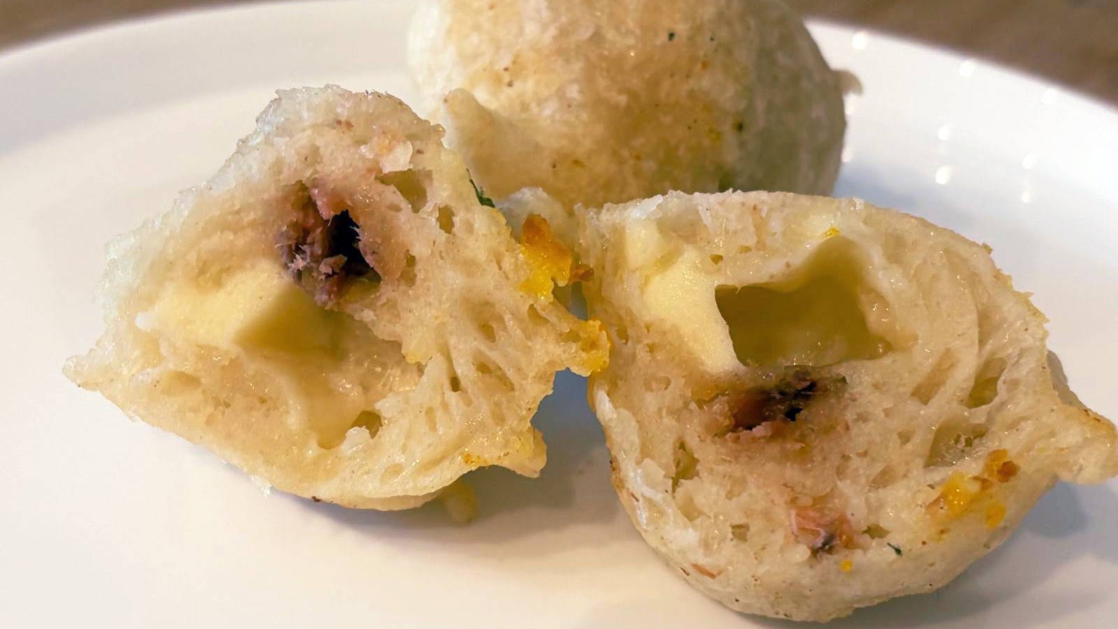 Carnival Sfince filled with anchovies and caciocavallo, Carnival 2026