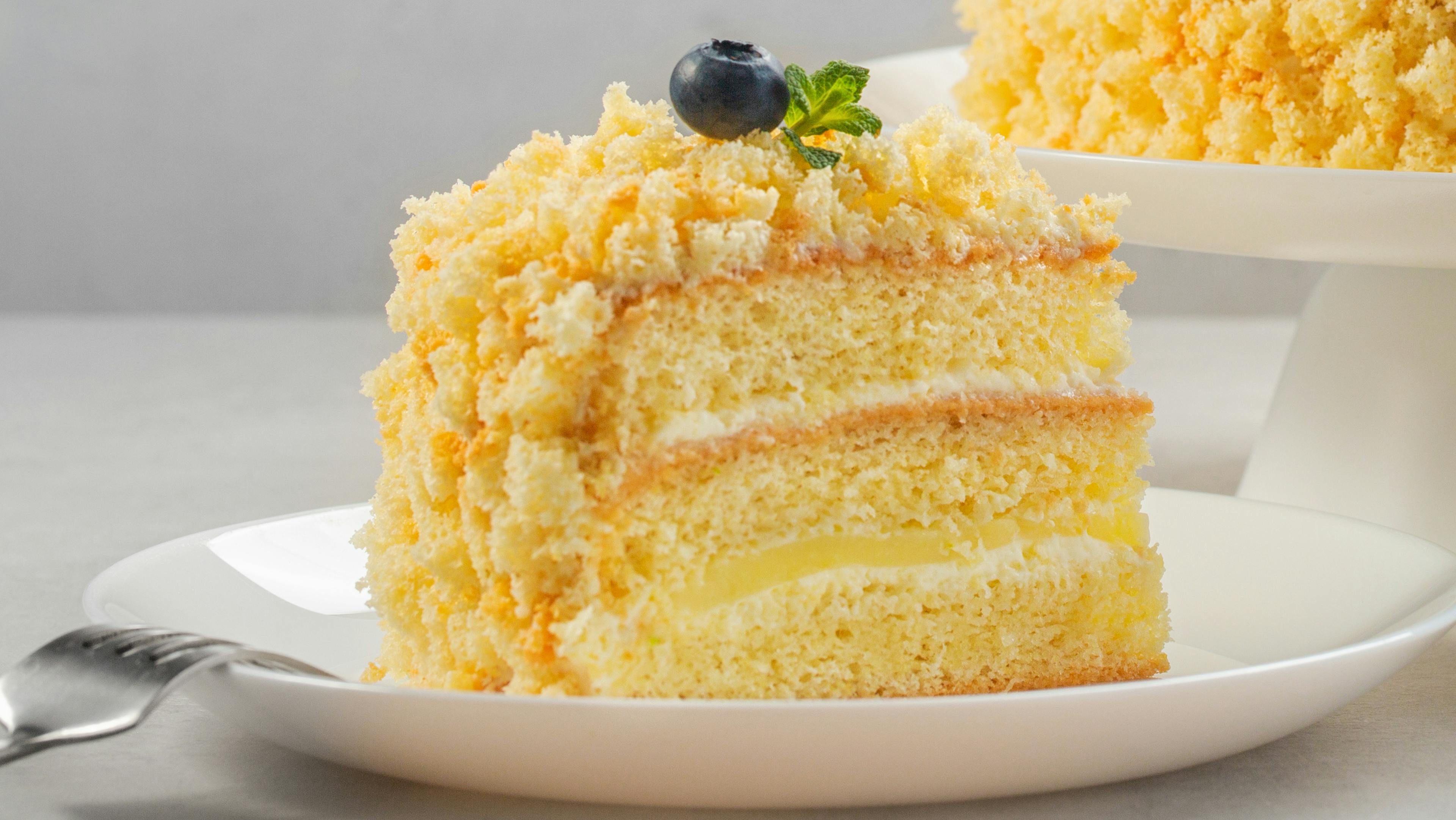Mimosa Cake for International Women's Day