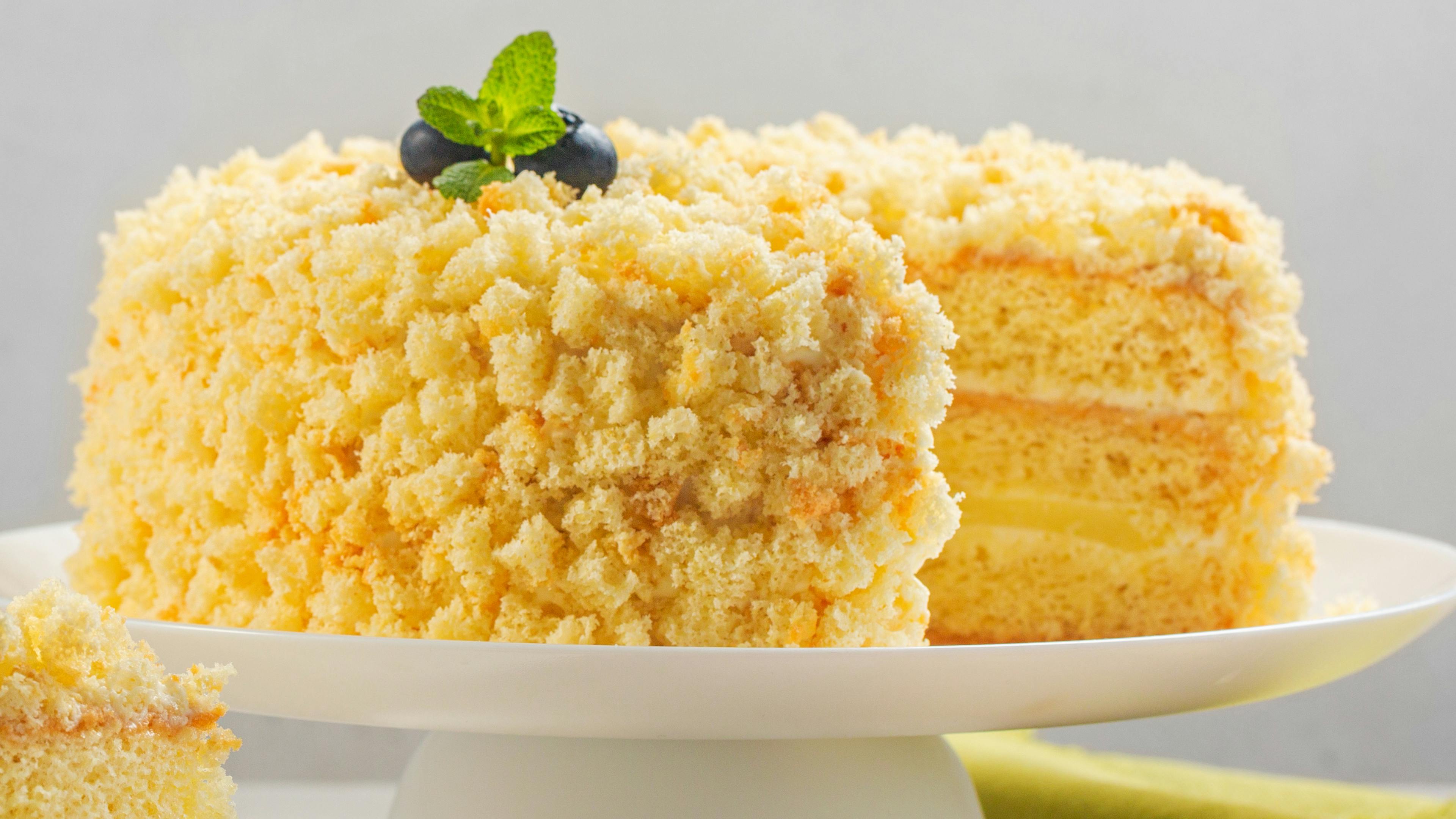 Mimosa Cake for International Women's Day