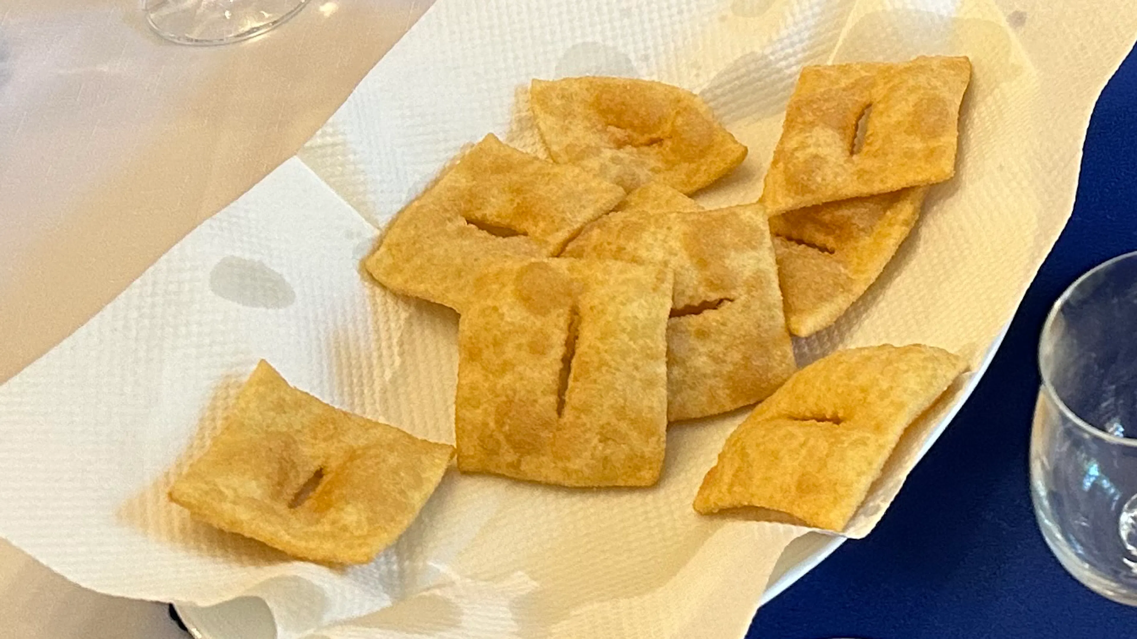 Ficattole: traditional fried dough diamonds from Mugello, perfect with cured meats, cheeses, or jam