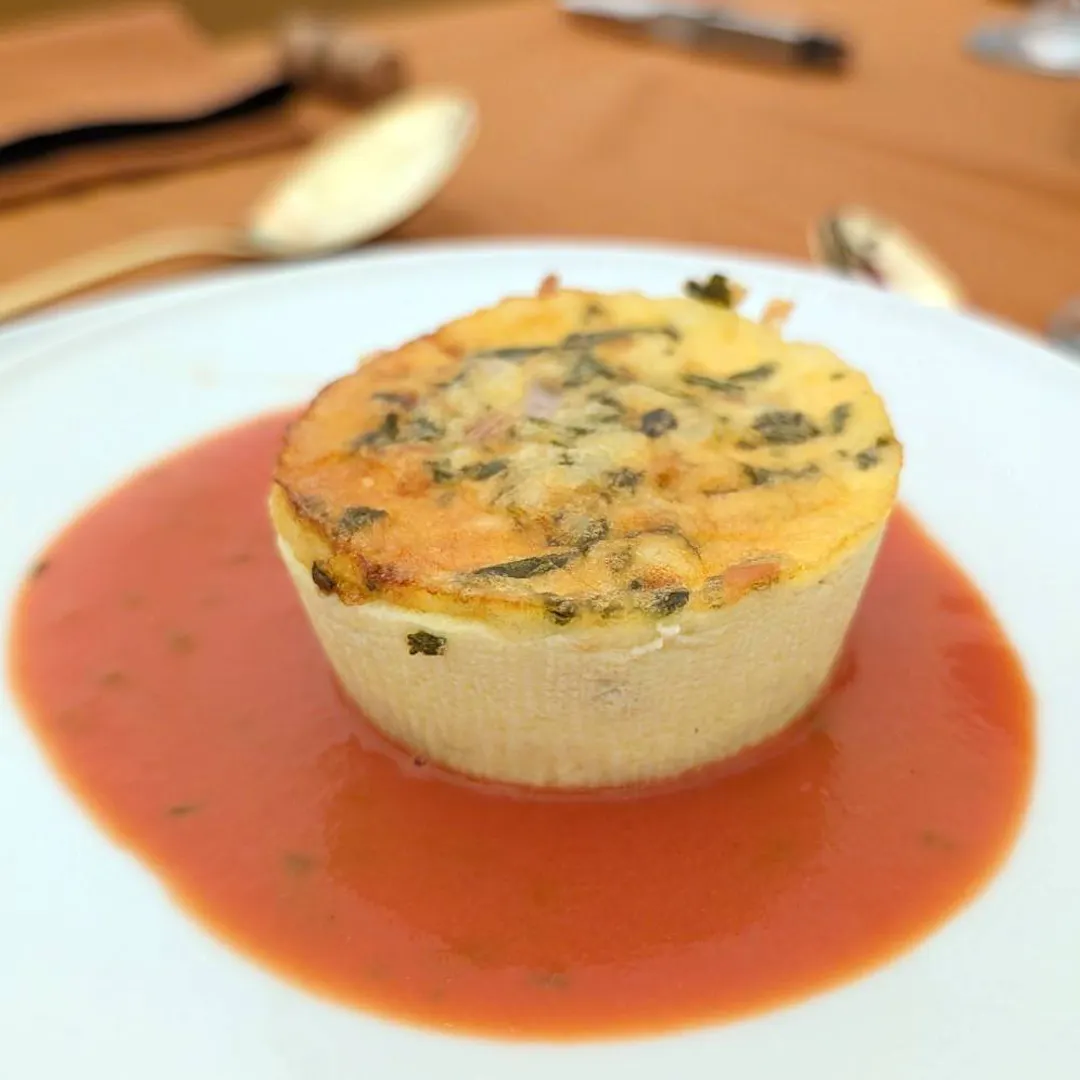 Tartrà, budino salato tipico piemontese