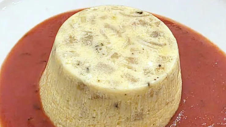 Tartrà, traditional Piedmontese savory pudding