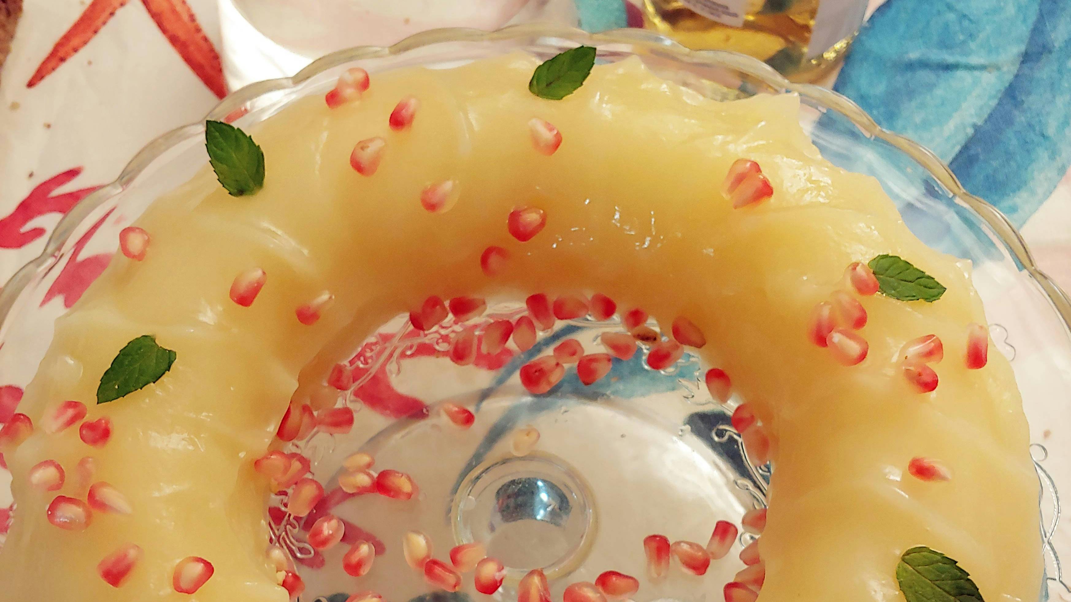 Corona de cítricos: el gelo de cítricos típico de la tradición siciliana preparado por la Cesarina Rosa