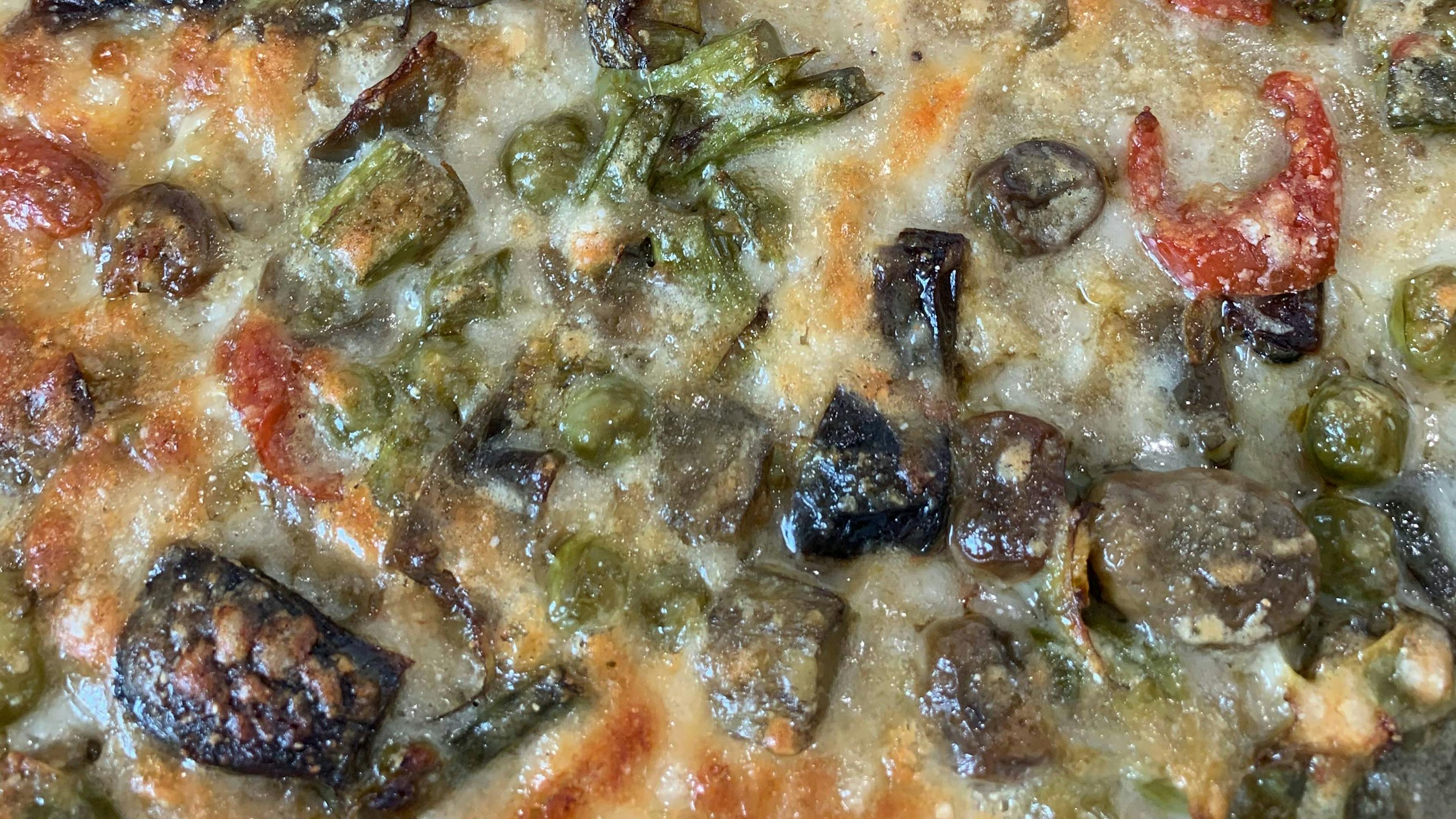 Spring Lasagna with artichokes, peas, asparagus and fava beans