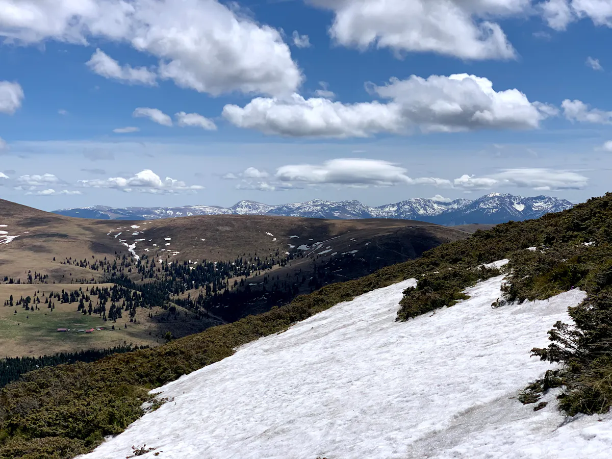 Vedere de pe Vârful Șureanu