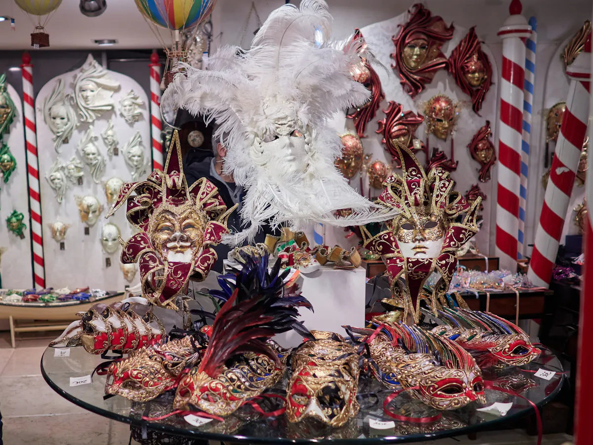 Măști pentru Carnavalul din Veneția