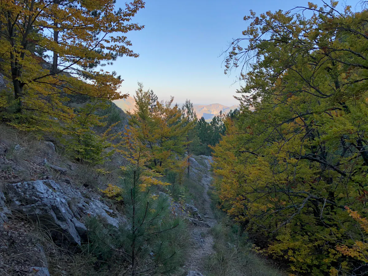 Cheile Aiudului în depărtare