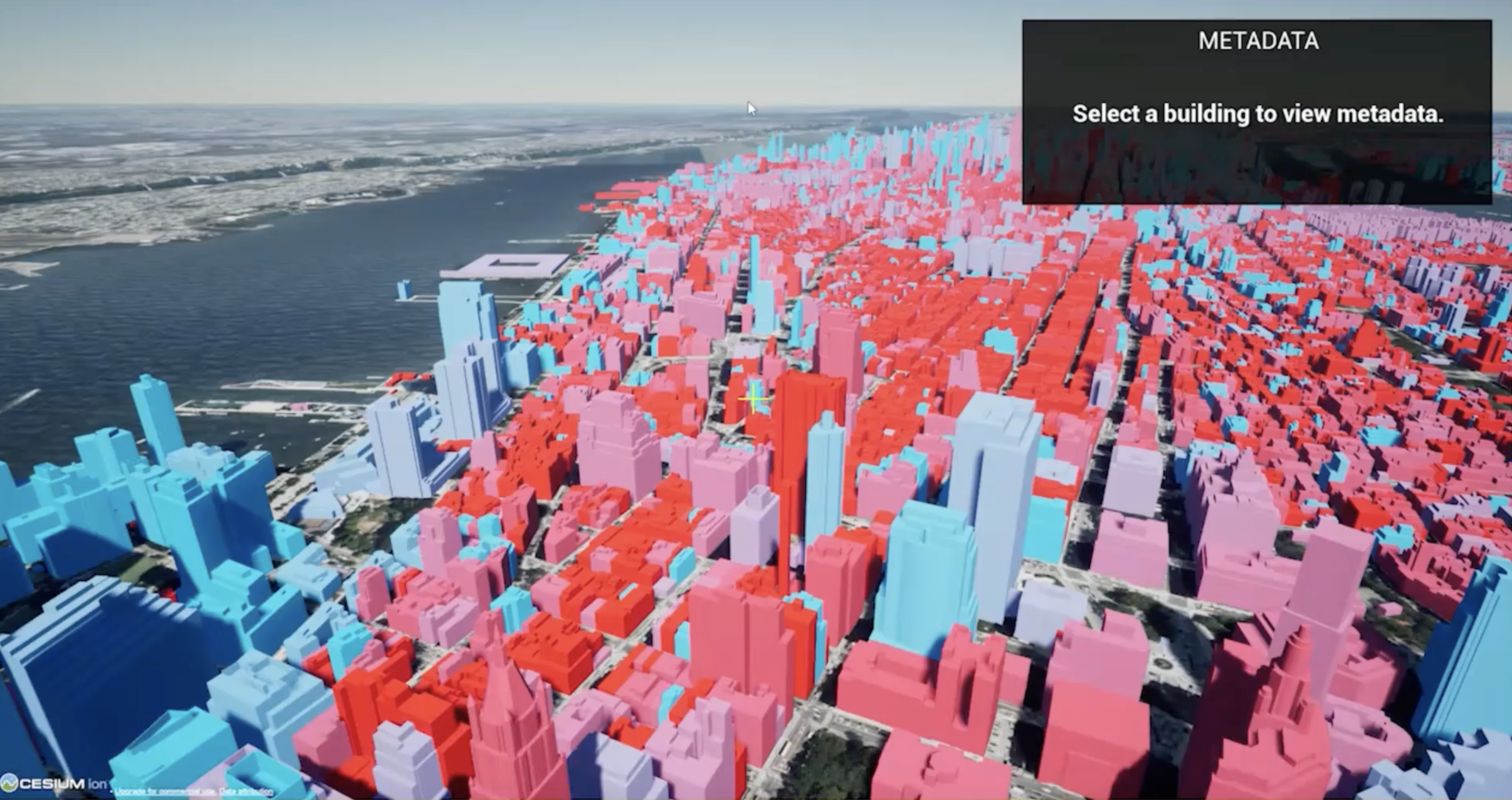 3D Tiles Next and Cesium for Unreal: Cesium for Unreal: CDB dataset converted to 3D Tiles Next with implicit tiling. S2 Base Globe, metadata classification, metadata picking and styling.