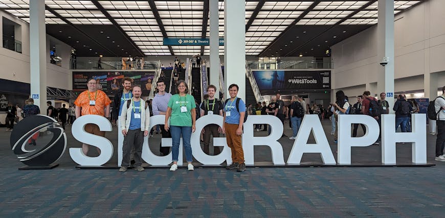 Cesium team at SIGGRAPH 2023