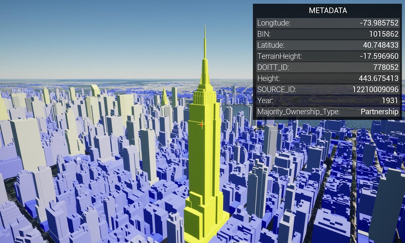 Cesium for Unreal tutorial: Visualize Mesh Features and Metadata