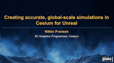 Creating accurate, global-scale simulations in Cesium for Unreal