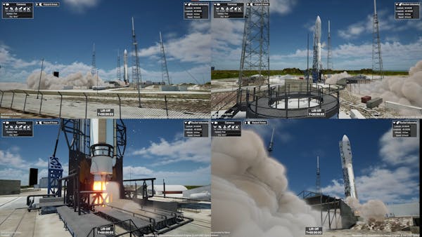 Cesium for Omniverse was used to simulate Cape Canaveral launch operations in a concept created by Cesium, Epic Games, NVIDIA, and the US Space Force for the Spaceport Integrated Operations Center. 