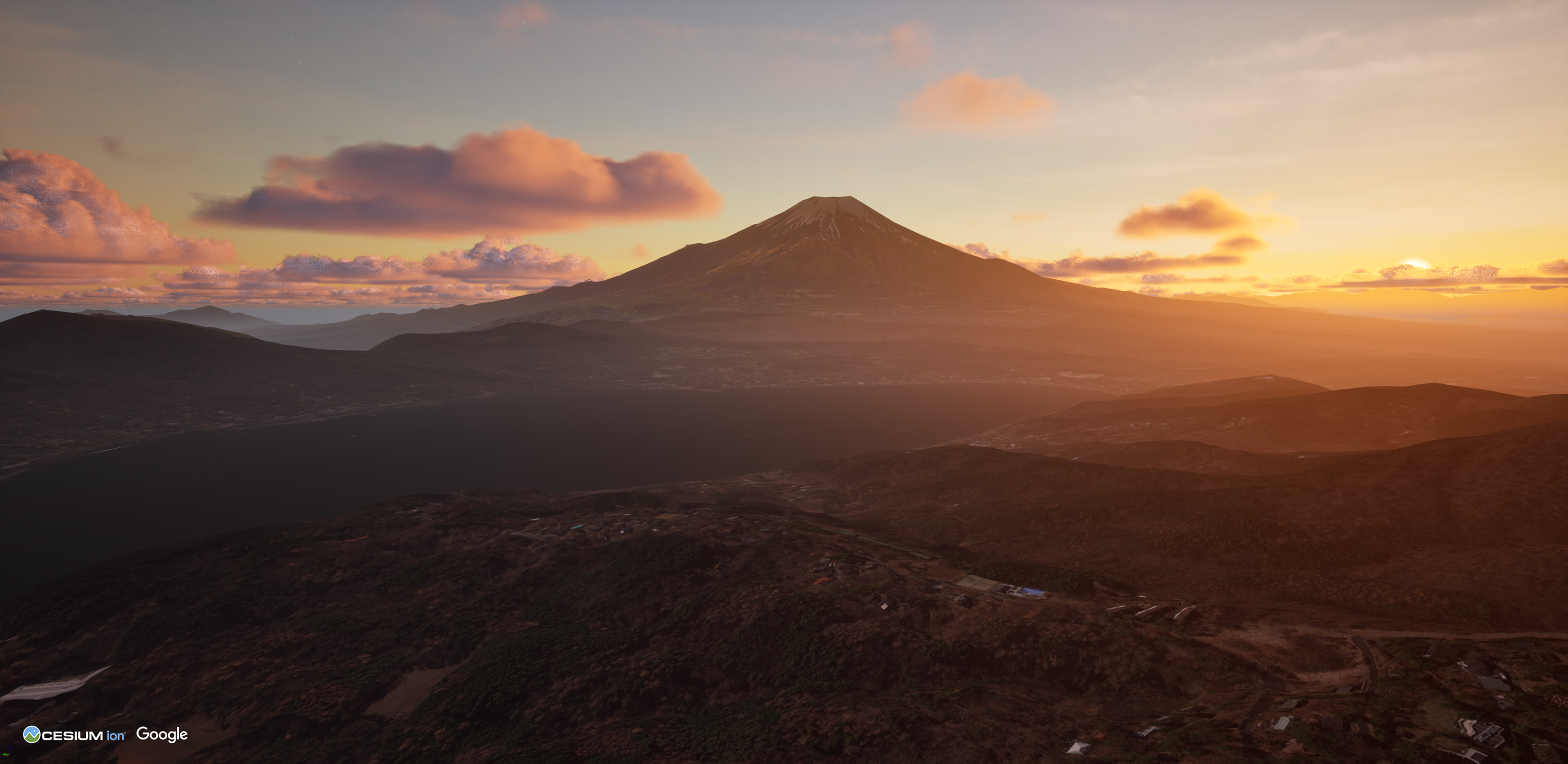 Mount Fuji ion and google tiles for Japan Grants website