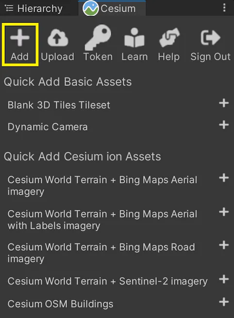 Adding Datasets – Cesium