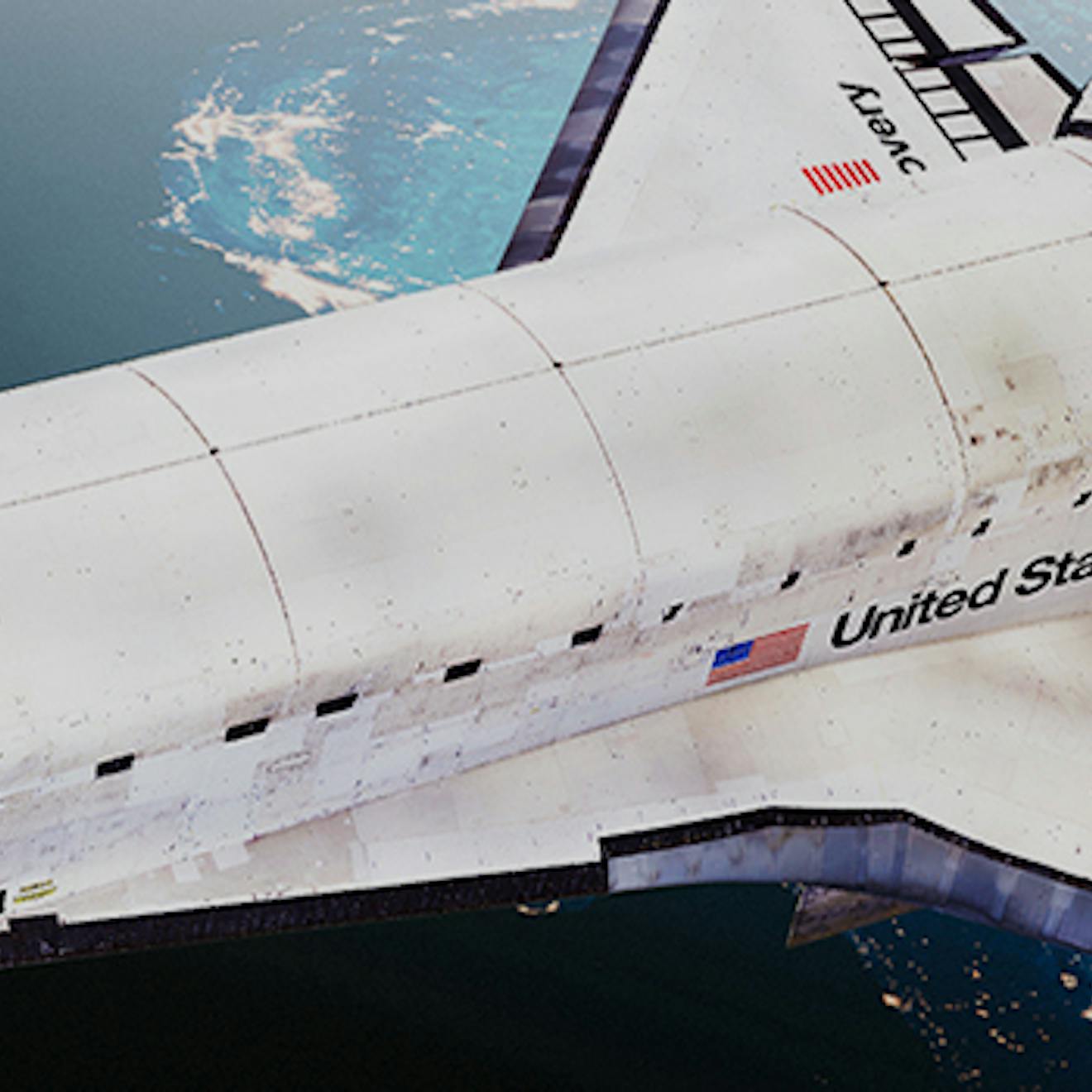 3D Model of the Space Shuttle Discovery visualized in Cesium