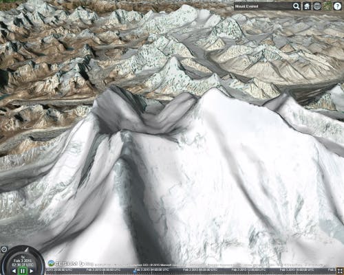 Everest in Cesium, 2013