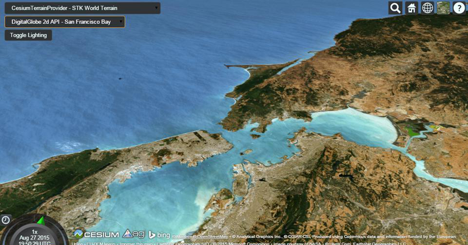 DigitalGlobe's New Maps API Cesium