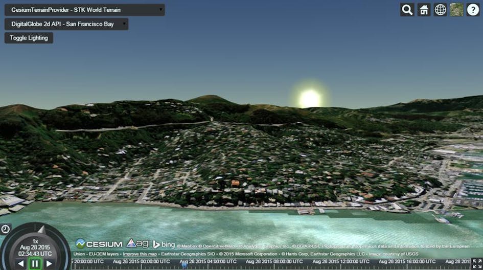 DigitalGlobe's New Maps API Cesium