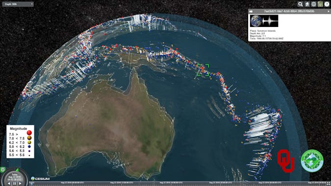 Global Subsurface Visualization of Earthquakes Using Depth-Layered ...