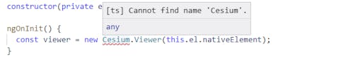 cesium typescript