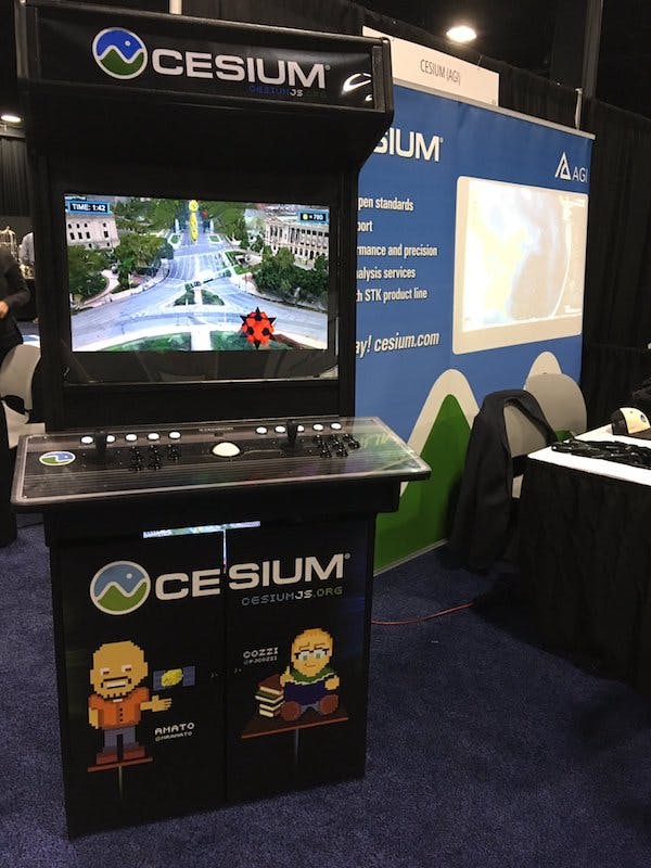 Cesium arcade machine