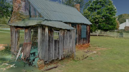 Pharsalia cabin point cloud