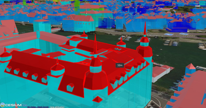 Digital Twin of Zürich, Switzerland with Detailed Buildings for Desktop ...