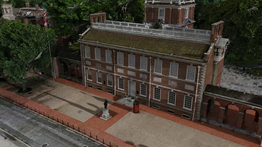 Independence Hall closeup
