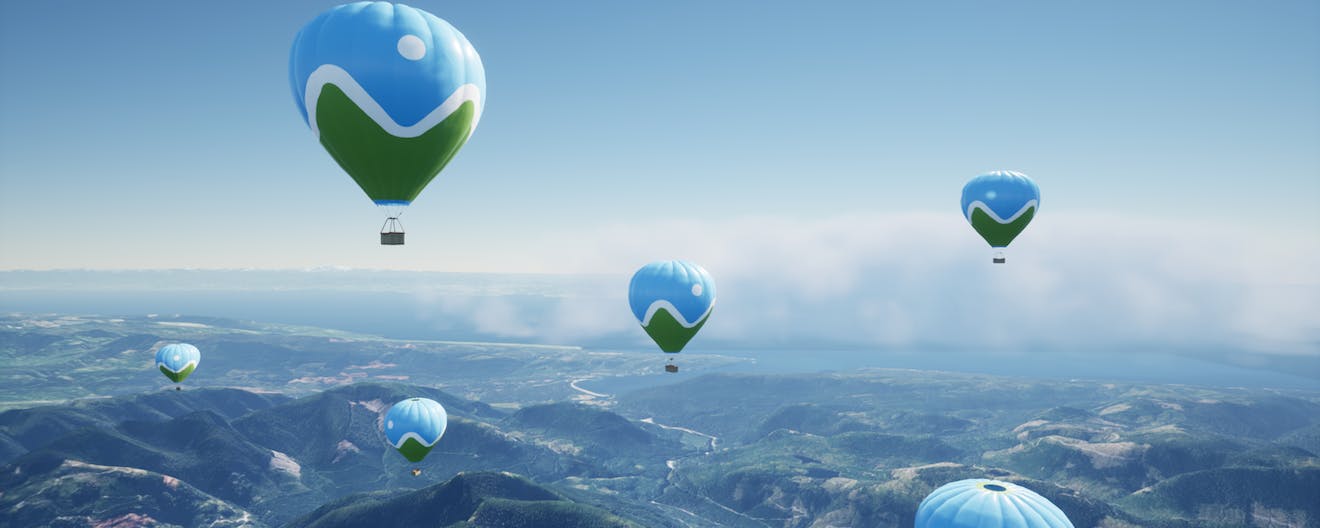 Balloons in Cesium for Unreal