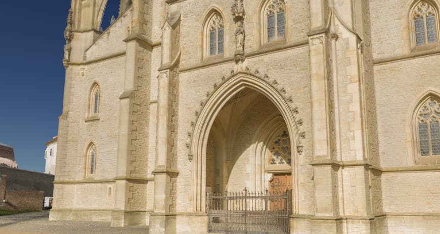 Photogrammetry model of St. Barbara Cathedral in Kutna Hora, Czech Republic, captured by Mosaic