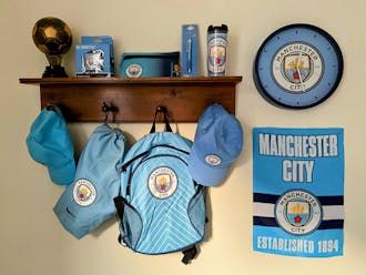 Ankit Trehan's collection of Manchester City F.C. gear and apparel